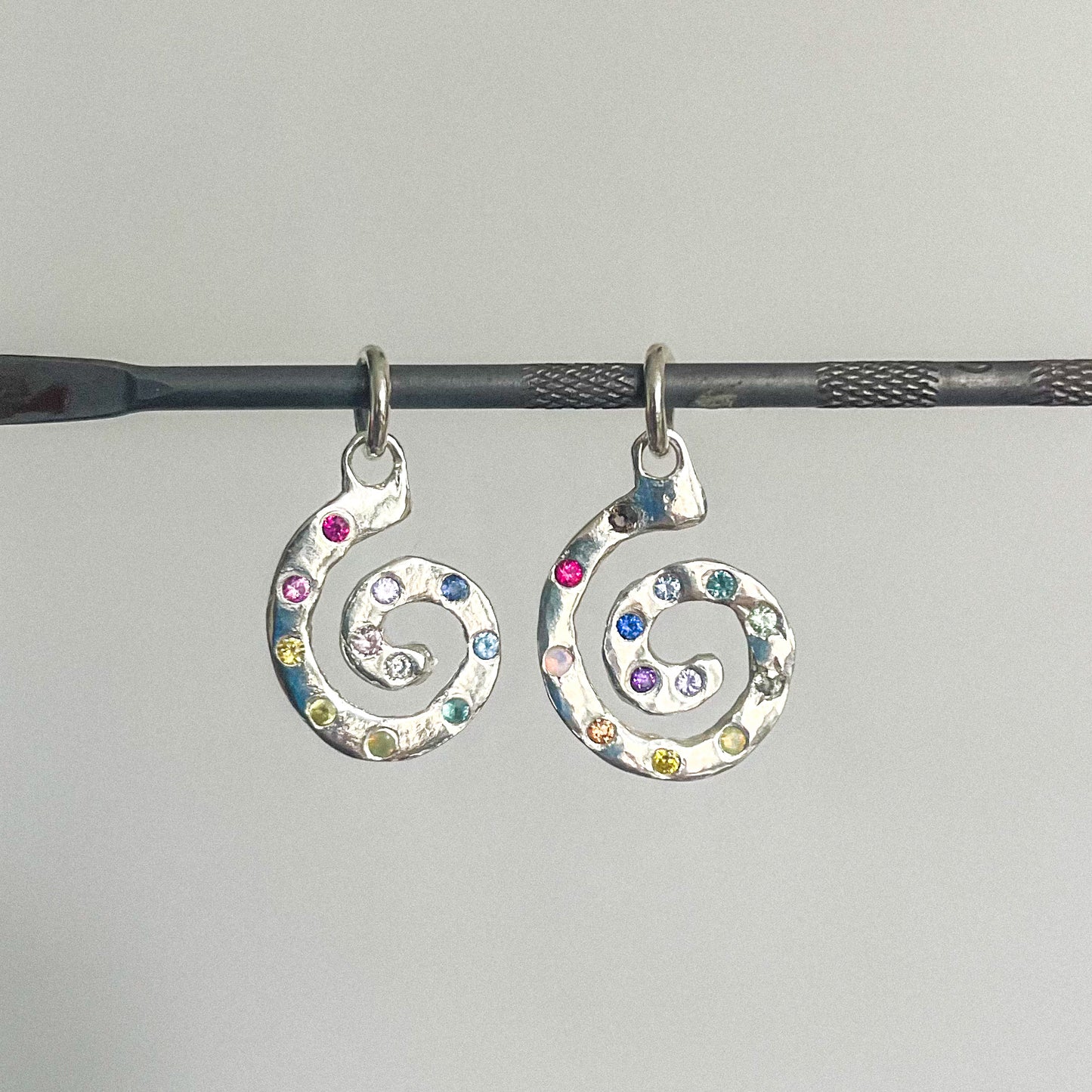 small spiral pendant