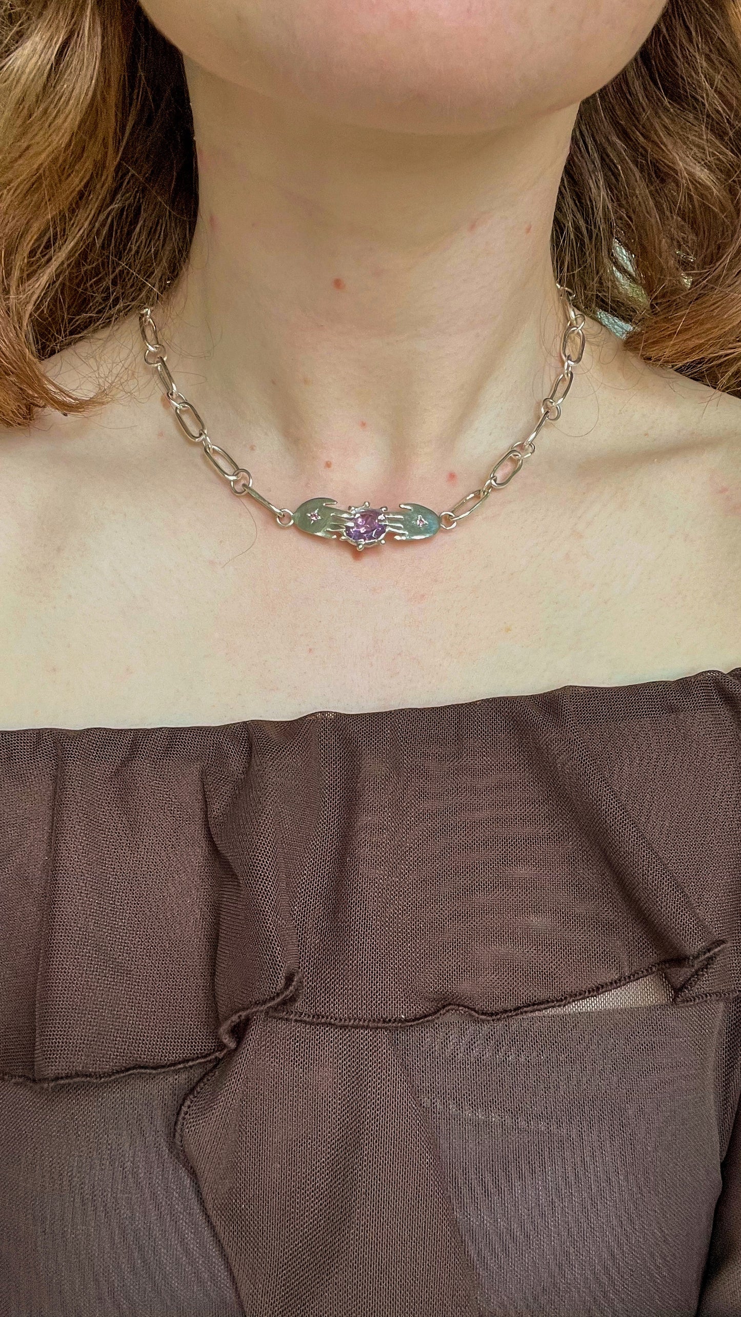síle mór with handmade chain