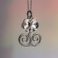 pansy pendant