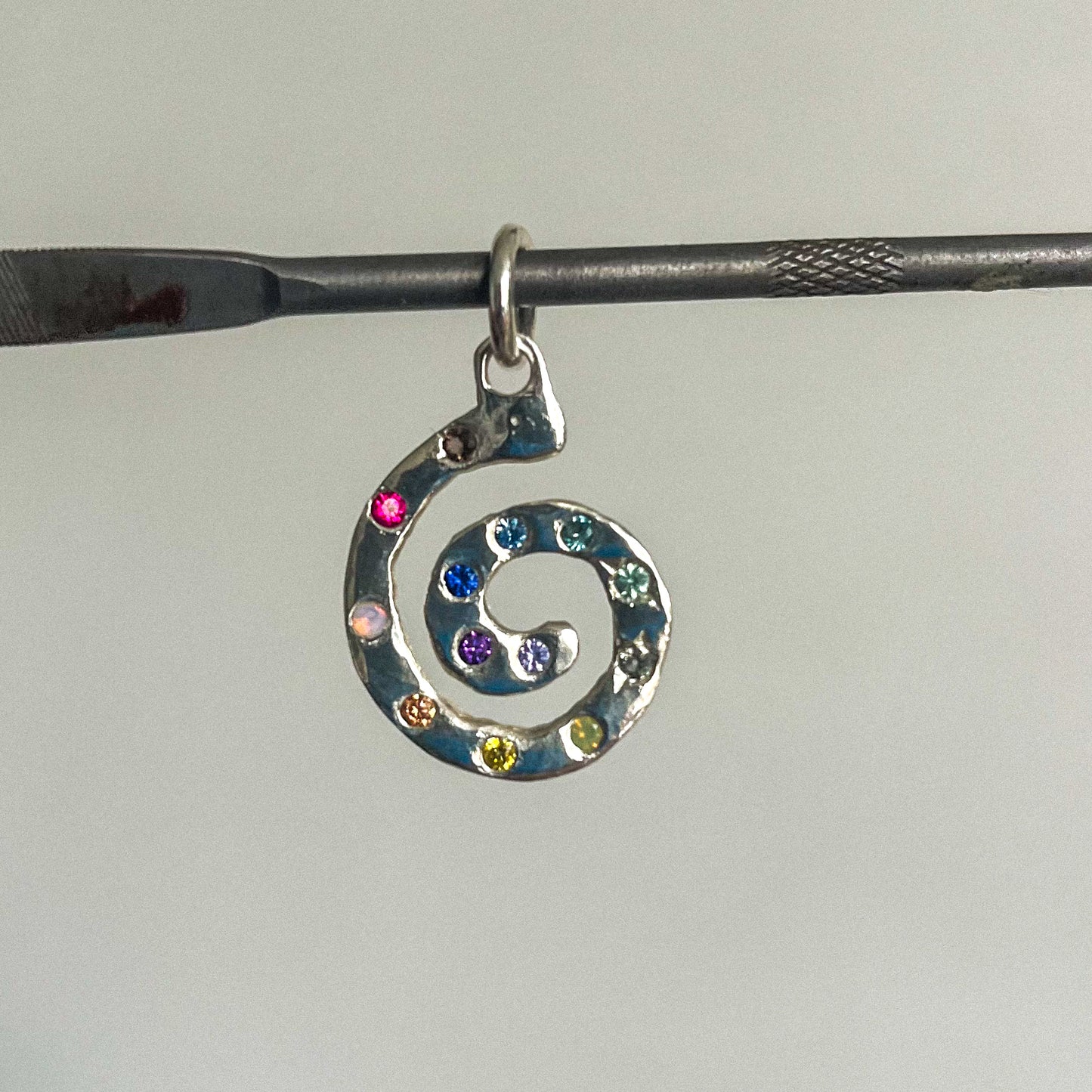 large spiral pendant