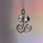 pansy pendant