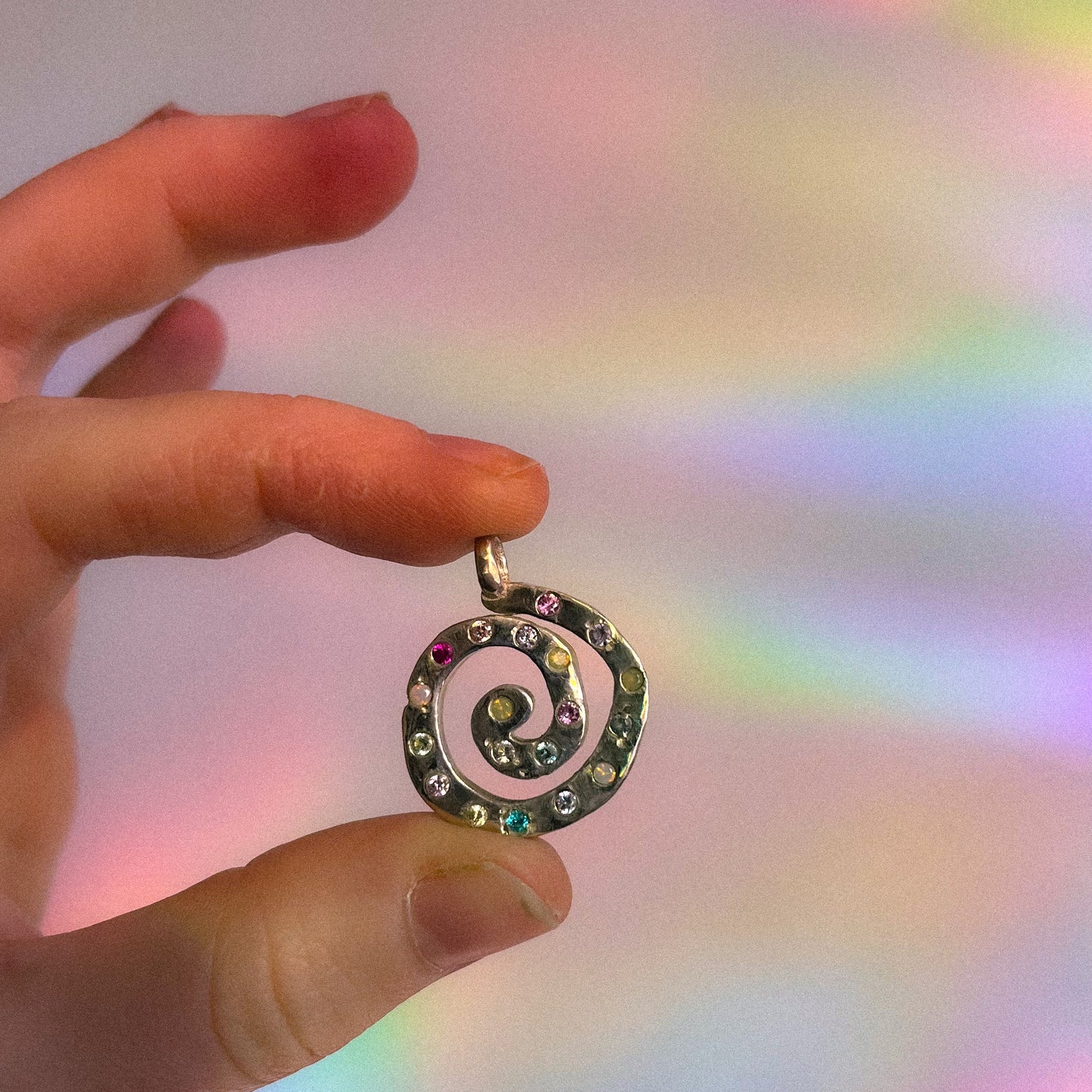 spiral pendant