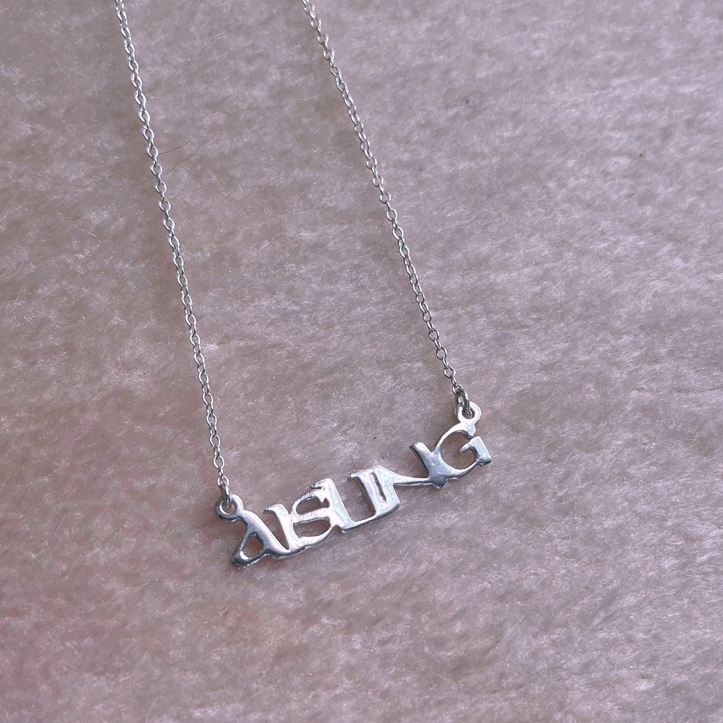 name necklace