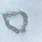 chunky silver bracelet