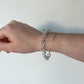 chunky silver bracelet