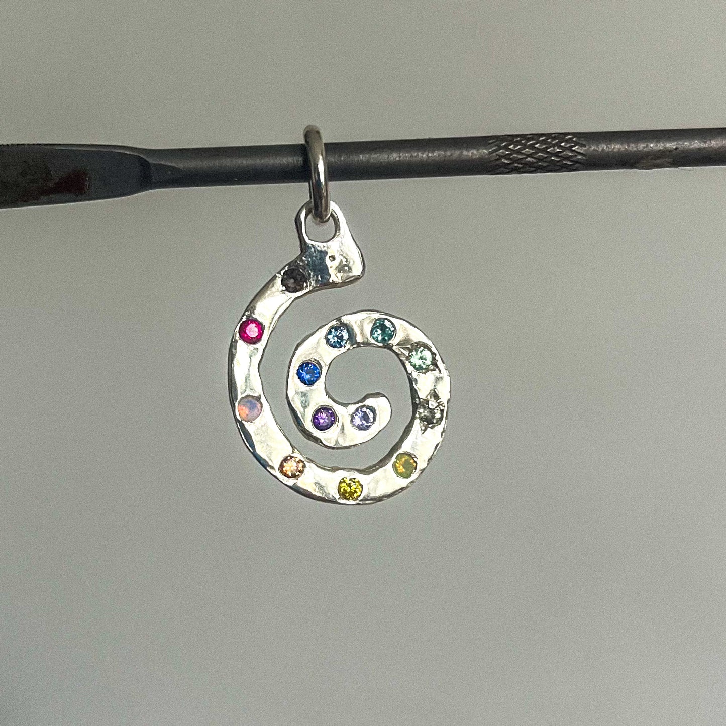 large spiral pendant