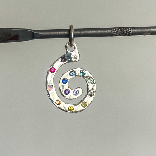 large spiral pendant