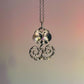 pansy pendant