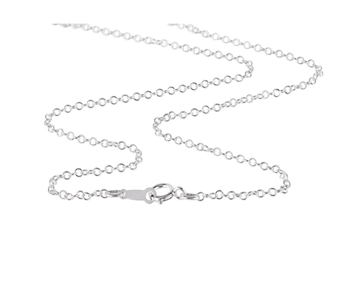 sterling silver cable chain